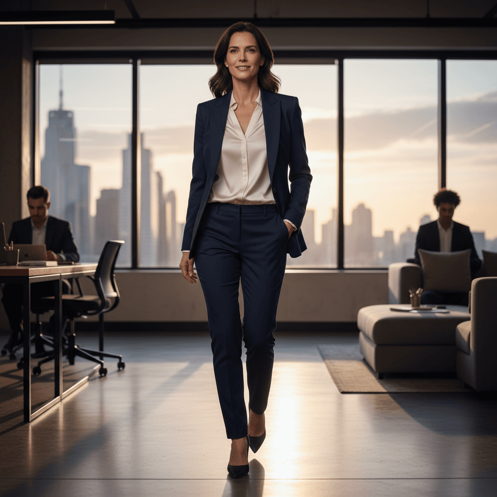 Person wearing comfortable jacket